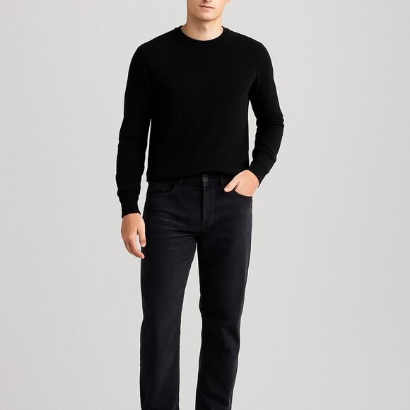 AG Adriano Goldschmied Dark Gray Corduroy Pants • Size 33 × 30 - Picture 3 of 8